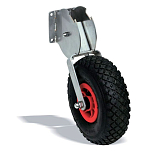 Pike n bass 412010 Retractable Wheel Черный  Black