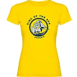 Kruskis 11502302xxlc064 Футболка с коротким рукавом King Of The Sea Yellow 30x25x2 2XL