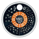 Купить Kolpo 1562000 Mix Mascot MK 50g Ассортимент свинцов Split Shot  Black 0.15-0.30-0.45-0.60-0.80-1 g 7ft.ru в интернет магазине Семь Футов