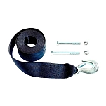 Dutton-lainson 16-24240 Стропа лебедки 4000 фунтов 6.09 m Голубой Black / Silver 50.8 mm