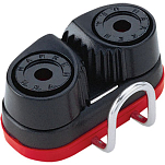 Harken 473 Micro Carbo Cam II Kit Wire Fairlead Швартовная утка Черный Black / Red