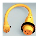 Купить Parkpower by marinco 679-104SPPRV Адаптер Powercord Plus Желтый Yellow Male 15A/Female 30A 7ft.ru в интернет магазине Семь Футов