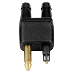 Plastimo 31446 OMC 2 Пути Мужской Топливо разъем Black