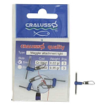 Cralusso 79008101 Waggler Скрепки Для Бумаг Бесцветный Black / Blue S