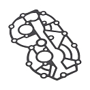 Прокладка под крышку головки Suzuki DT40, Recmar 1116294410_RM