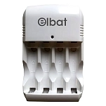 Elbat EB0404 AA/AAA Зарядное устройство для аккумуляторов White