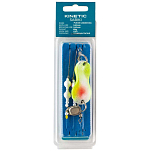 Kinetic F175-084-092 Sabiki Plaice Leader 120g Рыболовное Перо Бесцветный Bad Oyster