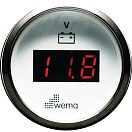 Купить Вольтметр цифровой с красным ЖК-экраном Wema IEVR-WS-8-32 8 - 32 В 52 мм 7ft.ru в интернет магазине Семь Футов