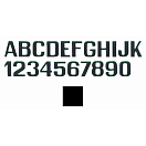 Купить International letterfix 59590021 1 Наклейки с цифрами Бесцветный Black 200 mm  7ft.ru в интернет магазине Семь Футов