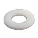 Euromarine 700492 4 mm Нейлоновая плоская шайба White