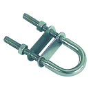 Купить Forniture nautiche italiane 5050310 Нержавеющая сталь U Болт Серебристый Silver 110 x 10 mm  7ft.ru в интернет магазине Семь Футов