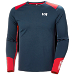 Helly hansen 49389_598-L Базовый слой с длинным рукавом Lifa active Crew Голубой Navy L