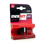 Enerhit 25920-UNIT Блистер с щелочными батареями 6f22 1 шт 9v Black / Red