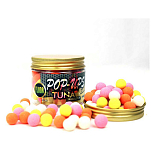 Pro elite baits P8433855 Tuna Spirulina Золотые всплывающие окна Fluor 150ml Золотистый Tuna Spirulina 14-15 mm 