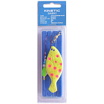 Kinetic F177-254-252 Sabiki Jay Flounder Inline 120g Рыболовное Перо Желтый Yellow / Orange Dots