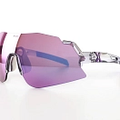 Спортивные очки HILX Savage 2.0 Shiny Crystal Grey Purple / Photochromic Purple Mirror Lens, hsa05407-sv5xph12
