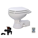 Купить Jabsco 37045-3094 Quiet Flush Electric Toilet with Solenoid Valve, Compact bowl size (new), 24V 7ft.ru в интернет магазине Семь Футов