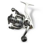Quantum fishing 0362015 Trax II Спиннинговая Катушка Черный White / Grey 1500 