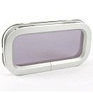 Купить Иллюминатор неоткрывающийся Lewmar Standard Portlight 393010200 176x323x4мм размер 0 с отделкой из белого пластика 7ft.ru в интернет магазине Семь Футов