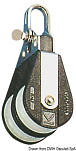 Двухшкивный блок вертлюжный Viadana Plastinox 45 мм 370 - 950 кг 10 мм, Osculati 55.104.01