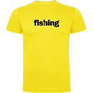 Купить Kruskis CA65500603S286 Футболка с коротким рукавом Word Fishing Желтый Yellow 3XL 7ft.ru в интернет магазине Семь Футов