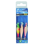 Sunset STSAH1670SX3 Sunsquid Oppai Кальмар 60 Mm 3 единицы измерения Желтый Multicolour