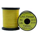 Uni products Z35WYE-UNIT линия Thread 42 m  Yellow Waxed 3/0