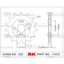 Купить Звезда для мотоцикла ведущая C4022-13 RK Chains 7ft.ru в интернет магазине Семь Футов
