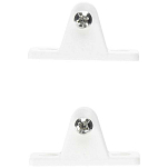 Sea-dog line 354-2732311 Угловая петля для палубы Белая White 6 cm 