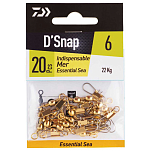 Daiwa EM360753 HD 3 Way Вертлюги Золотистый  Golden 8 