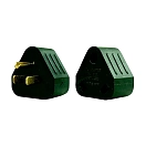 Купить Ap products 636-1600550 Треугольный переходник мама-папа Зеленый Black 30A/15A 7ft.ru в интернет магазине Семь Футов