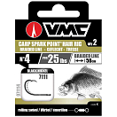 Купить VMC 071116 Carp Spark Point Hair Rig Связанные Крючки Черный Black Nickel 6  7ft.ru в интернет магазине Семь Футов