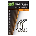 Fox international CCR199-UNIT одноглазый крючок Edges™ Spinner Rig Green 6