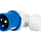 Вилка CEE, угловая / 16 А / 230 В / штекер 76465-bvs