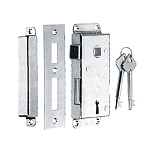 Замок дверной накладной F.LLI Razeto & Casareto 406233 112x46x15мм левый наружный из хромированной латуни