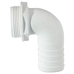 Plastimo 62079 1 1/2´´ 90° шланг разъем  White 38 mm