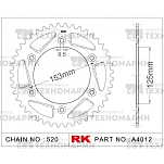 Звезда для мотоцикла ведомая алюминиевая A4012-48 RK Chains