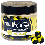 The one fishing 98028-040 Мед и Палтус Pop Ups Золотистый Black / Yellow 10-12 mm