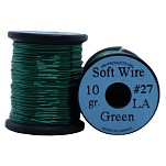 Uni products ZSWLGE-UNIT линия Soft Tinsel Wire Large  Green 0.406 mm