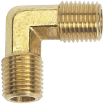 Moeller 114-03343810 Universal Латунный коленчатый штекер/штекер топливного разъема Желтый Gold 1/4´´ 
