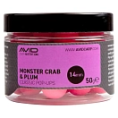Купить Avid carp A0650025 Бойл Monster Краб и Слива 50g  Red 14 mm 7ft.ru в интернет магазине Семь Футов