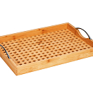 PLASTIMO 5998755 Бамбуковый поднос для еды и напитков / доска