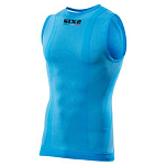 Sixs SMXC-LightBlue-XL Безрукавная базовая футболка Logo Голубой Light Blue XL
