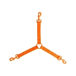 Hp&g 510875 Сцепной поводок 3 в 1 с карабинами Orange  Hunt