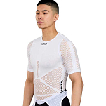 Le col SHRT08-X-W Базовый слой с коротким рукавом Pro Mesh Белая White 2XL