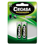 Cegasa 104371 1x2 Перезаряжаемые батарейки типа АА Зеленый Green / Silver