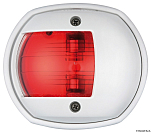 Бортовой огонь Sphera Design Compact 12 красный 112,5° 12В 10Вт 80x42x70мм в белом корпусе для судов до 12м, Osculati 11.408.11