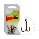 Wizard 49974200 Grizzly 974M 2X Тройной Крючок Бесцветный Bronze 2/0