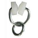 Купить Jr products 342-81165 Кольцевая колесная опора для штор Серебристый White / Silver 7ft.ru в интернет магазине Семь Футов