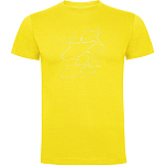 Kruskis CA65500603K033 Футболка с коротким рукавом Tuna Желтый Yellow 3XL
